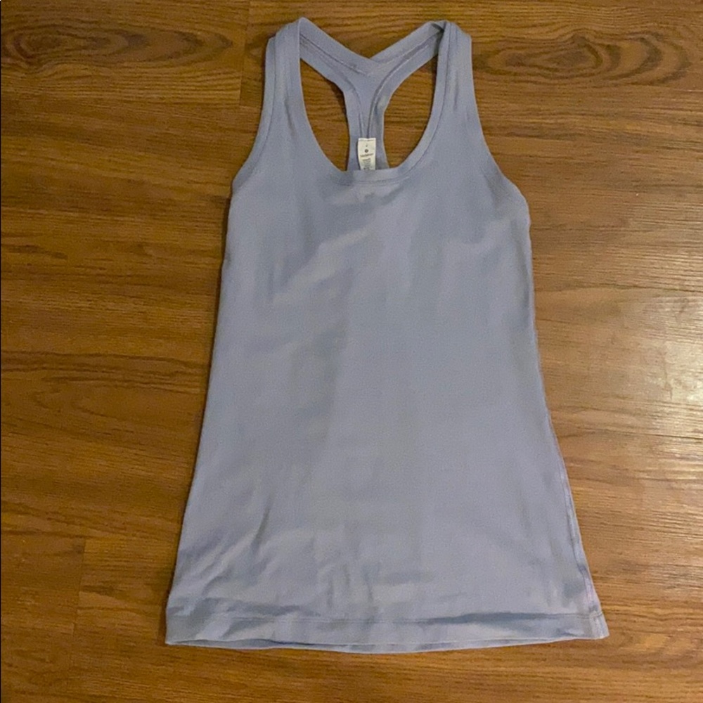 Blue Lululemon Cool Racerback II tank top!